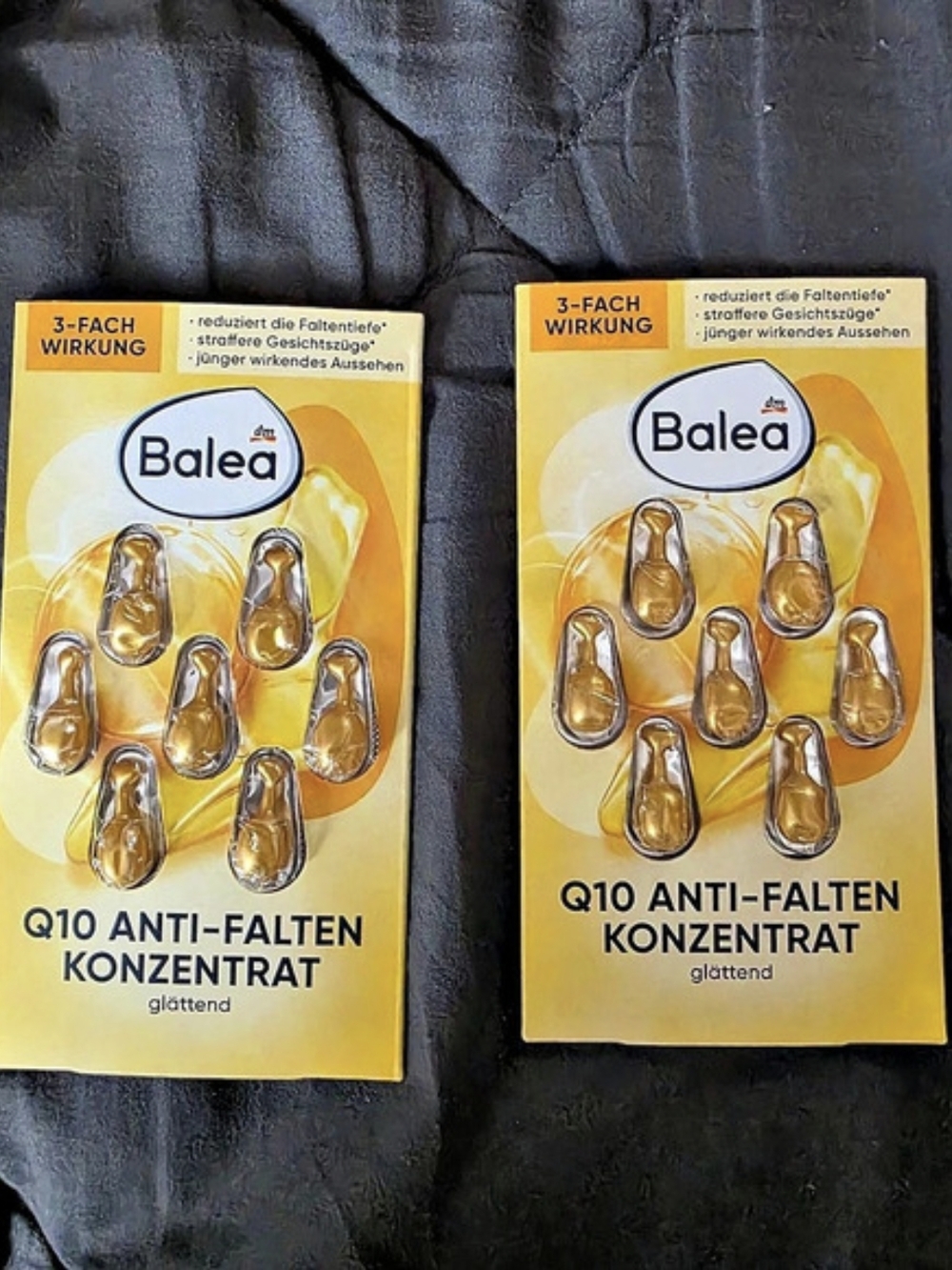 Balea Q10 Anti-Falten Konzentrat Serum Capsules 14 Count